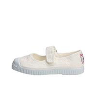 Cienta 76998 Chaussures Blanches Ballerines Fille avec Tissu parfumé 24