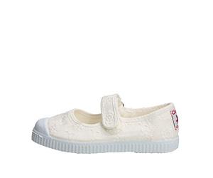 Cienta 76998 Chaussures Blanches Ballerines Fille avec Tissu parfumé 24