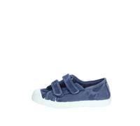Cienta 78777 84 Azul oscur Bleu Chaussures bébé avec des Larmes en Tissu de Coton parfumé