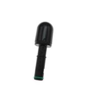 CIENUWPD 1/2PCS Argent Noir Buse Lave-phares Avant Pulvérisateur Jet Couvercle Capuchon pour Porsche 911 Panamera Boxster 99762826300 97062825100(1PCS Black)