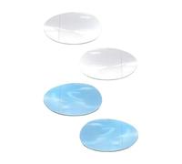 CIENUWPD 1 Verre de rétroviseur de Voiture Blanc/Bleu pour BMW Mini Clubman F54, F55 F56 Hatch 5DR Cabrio Countryman 51167366039 51167366040(Right White)