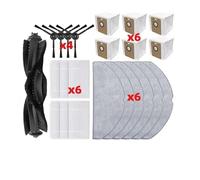 CIENUWPD 23 pièces d'accessoires pour aspirateur, Filtre, Balai, Brosse latérale pour TP-Link Tapo RV30 Max Plus RV20 Max Plus