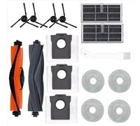 CIENUWPD Accessoires Aspirateur Robot Brosse Rouleau Tampons Sacs à poussière Filtres à Charbon Actif Brosse latérale pour Dreame X40 Ultra