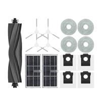CIENUWPD Accessoires de Rechange pour aspirateur, Brosse latérale Principale, Filtre, Sac à Main pour Dreame pour Mova E30 Ultra/Trouver E30 Ultra(15PCS)