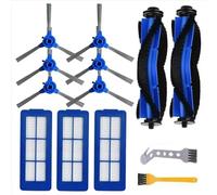 CIENUWPD Accessoires pour Filtre Hepa et Brosse latérale Principale d'aspirateur pour Eufy Robovac 11S Max, 15C Max, 30C Max, G10, G30(As Shown)