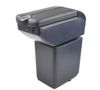 CIENUWPD Accoudoir de Voiture ABS,boîte d'accoudoir de Style Automobile,Centrale,USB pour Citroen Berlingo pour Peugeot Partner Tepee(D Red Thread)