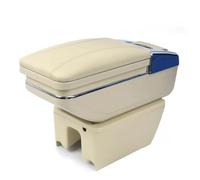 CIENUWPD Accoudoir intérieur Centrale boîte de Rangement accoudoir Voiture-Style décoration pièces Organisateur pour Suzuki Ertiga(Beige Colors)