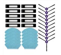 CIENUWPD Brosse latérale, Filtre, Chiffons de Nettoyage, Accessoires pour aspirateur Robot, pièce de Rechange pour Midea VCR M7