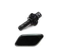 CIENUWPD Capuchon Protection buse Lave-phares Pare-Chocs Avant avec connecteur pour Toyota Avensis T25 2006-2008 85044-09901 85045-09901(Black LH)