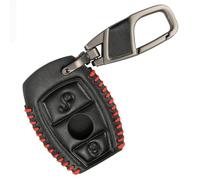 CIENUWPD Étui Porte-clés en Cuir avec Coque pour Mercedes Benz A B C E S Class CLA CLS GL GLS GLA GLK SLK SLS AMG GLC