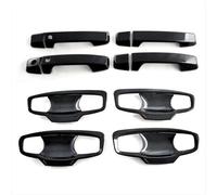 CIENUWPD Garniture poignée Porte et Cuvette poignée Porte,Accessoires extérieurs en Carbone per Mitsubishi Triton / L200 2024