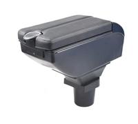 CIENUWPD Housse d'accoudoir pour Centrale,boîte de Rangement,Coussin d'accoudoir,décoration de Style Automobile,d'intérieur pour VW UP 2008 2019(E Black,)