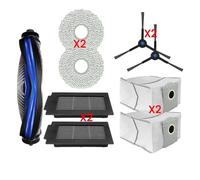 CIENUWPD Kit d'accessoires Brosse Filtre Sac à poussière Chiffon de Nettoyage pour Ecovacs Deebot T50 Max Pro Omni