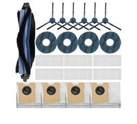 CIENUWPD Kit d'accessoires pour aspirateur Robot, Brosse rotative, brosses latérales, filtres HEPA, serpillière, Sacs à poussière pour Eufy C20 Omni(As Shown)