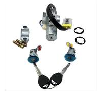 CIENUWPD Kits de clés de contacteur d'allumage de Cylindre de Serrure de Porte de Voiture pour Nissan Altima Frontier Pathfinder Xterra H06000W000 H0600-3J125