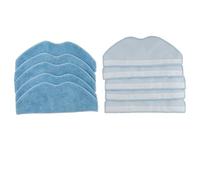 CIENUWPD Lot de 10 tampons de Nettoyage lavables en Microfibre pour aspirateur pour EZVIZ RE4 /RE4 Plus/RE5 /RE5 Plus(Blue)