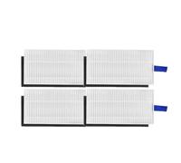 CIENUWPD Pièce Compatible pour Xiaomi E5/C108, Brosse latérale, Filtre HEPA, Chiffon de Nettoyage, Accessoires de Remplacement (4 filtres HEPA)