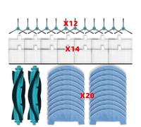 CIENUWPD Pièces Brosse Filtre Balai pour Mova E20 Plus, pour Liectroux M70 Pro, pour Honor Choice R3/S3 Plus,pour Proscenic Q8 Max,pour Ultenic T10 Lite(Grey)