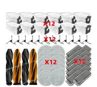 CIENUWPD Pièces Brosse Filtre Vadrouille Tissu Sac Argent Module pour Dreame L40S Pro Ultra / X50s Pro Ultra / L40s Ultra, pour Mova P50s Ultra(U)