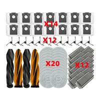 CIENUWPD Pièces Brosse Filtre Vadrouille Tissu Sac Argent Module pour Dreame L40S Pro Ultra / X50s Pro Ultra / L40s Ultra, pour Mova P50s Ultra(V)