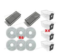 CIENUWPD Pièces Brosse Filtre Vadrouille Tissu Sac Argent Module pour Dreame L40S Pro Ultra / X50s Pro Ultra / L40s Ultra, pour Mova P50s Ultra(R)