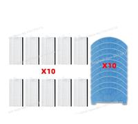 CIENUWPD Pièces d'aspirateur, Brosse latérale, Filtre, Chiffon de Nettoyage, Accessoires pour ILIFE V3x pour Polaris PVCR 6003 / PVCRDC 6004(Set Q)