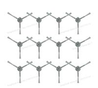 CIENUWPD Pièces d'aspirateur Brosse latérale Filtre HEPA Chiffon de Nettoyage Accessoires pour Polaris PVCR 4250/4260(12 Side Brushes)