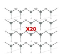 CIENUWPD Pièces d'aspirateur Brosse latérale Filtre HEPA Chiffon de Nettoyage Accessoires pour Polaris PVCR 4250/4260(20 Side Brushes)