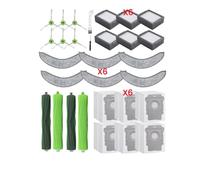 CIENUWPD Pièces d'aspirateur Brosses en Caoutchouc Filtres de Balai Brosse latérale Sacs à poussière pour Irobot Roomba Combo 10 Max,Combo J9+,Combo J7+/Plus(As Shown)