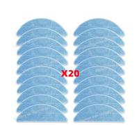 CIENUWPD Pièces d'aspirateur, Filtre, Brosse latérale, Chiffon de Nettoyage, Sac à poussière, Accessoires de Remplacement pour iLife V9 / V9 Pro / G9 / G9 Pro / A12 Pro(20 Mops)