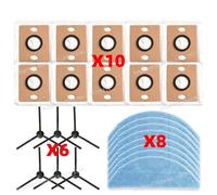 CIENUWPD Pièces d'aspirateur, Filtre, Brosse latérale, Chiffon de Nettoyage, Sac à poussière, Accessoires de Remplacement pour iLife V9 / V9 Pro / G9 / G9 Pro / A12 Pro(Set E)