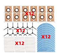 CIENUWPD Pièces d'aspirateur, Filtre, Brosse latérale, Chiffon de Nettoyage, Sac à poussière, Accessoires de Remplacement pour iLife V9 / V9 Pro / G9 / G9 Pro / A12 Pro(Set J)