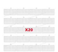 CIENUWPD Pièces d'aspirateur Rouleau Principal Brosse latérale Filtre HEPA Chiffon de Nettoyage Sac à poussière Accessoires pour Eufy Omni C20(Set S)