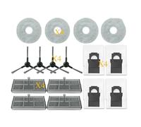 CIENUWPD Pièces de Rechange pour aspirateur Principal, Rouleau Tricut, Brosse latérale, Filtre HEPA, Chiffon de Nettoyage, Sac à poussière, Accessoires pour Dreame Mova E30 Ultra(16PCS)