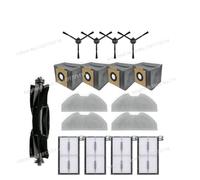 CIENUWPD Pièces de Rechange pour aspirateur Robot, Rouleau Principal, Brosse latérale, Filtre HEPA, serpillière, Chiffon, Sac à poussière, Accessoires pour Eufy X8 Pro Ses(Set W)