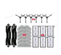 CIENUWPD Pièces de Rechange pour aspirateur Robot, Rouleau Principal, Brosse latérale, Filtre HEPA, serpillière, Chiffon, Sac à poussière, Accessoires pour Eufy X8 Pro Ses(Set U)
