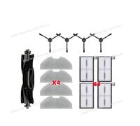 CIENUWPD Pièces de Rechange pour aspirateur Robot, Rouleau Principal, Brosse latérale, Filtre HEPA, serpillière, Chiffon, Sac à poussière, Accessoires pour Eufy X8 Pro Ses(Set Q)