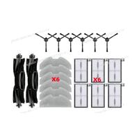 CIENUWPD Pièces de Rechange pour aspirateur Robot, Rouleau Principal, Brosse latérale, Filtre HEPA, serpillière, Chiffon, Sac à poussière, Accessoires pour Eufy X8 Pro Ses(Set U)