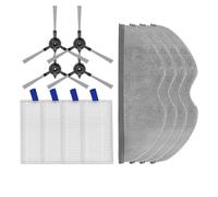 CIENUWPD Pièces détachées pour aspirateur Robot, Brosse latérale, Filtre, Chiffon de Nettoyage pour Xiaomi E5 C108 CSC108 BHR7969EU