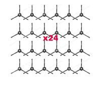 CIENUWPD Pièces détachées pour aspirateur Robot, Brosse latérale, Filtre Hepa, Chiffon de Nettoyage, Accessoires pour Dreame pour Mova M1 / Trouver M1(Set C)