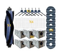 CIENUWPD Pièces détachées pour aspirateur Robot, Brosse latérale Principale, Filtre HEPA, Chiffon de Nettoyage, Sac à poussière, Accessoires, consommables pour Eufy Omni C20(27PCS)