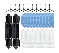 CIENUWPD Pièces détachées pour aspirateurs Robots, Rouleau, Brosse latérale, Filtre, Chiffons pour Polaris PVCR 5001/6001 / PVCRDC 5002/6002(As Shown)