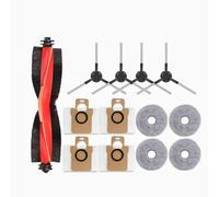 CIENUWPD Pièces et Accessoires pour Xiaomi X20 Max / D109GL, Brosse Principale, Brosse latérale, Filtre Hepa, Chiffon de Nettoyage, Sac à poussière de Remplacement (E)