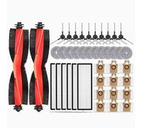 CIENUWPD Pièces et Accessoires pour Xiaomi X20 Max / D109GL, Brosse Principale, Brosse latérale, Filtre Hepa, Chiffon de Nettoyage, Sac à poussière de Remplacement (B)