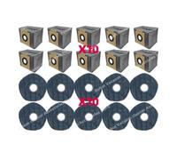 CIENUWPD Pièces principales Brosse latérale Chiffon de Nettoyage Filtre HEPA Sac à poussière Accessoires de Remplacement pour Eufy X10 Pro Omni(Set A)