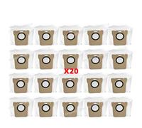 CIENUWPD Pièces principales Brosse latérale Filtre Chiffon de vadrouille Sac à poussière pour Xiaomi Mijia M30 D102,X20 Pro D102GL / X20 Max D109GL(20 Dust Bags)