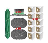 CIENUWPD Pièces principales Brosse latérale Filtre Hepa Chiffon de Nettoyage Sac à poussière Accessoires pour iRobot Roomba Plus 405 Combo / 505 Combo(Set O)