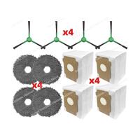 CIENUWPD Pièces principales Brosse latérale Filtre Hepa Chiffon de Nettoyage Sac à poussière Accessoires pour iRobot Roomba Plus 405 Combo / 505 Combo(Set L)