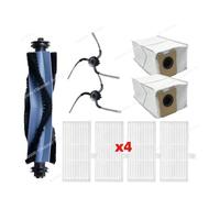 CIENUWPD Pièces principales Brosse latérale Filtres HEPA Sac à poussière Accessoires de Remplacement pour Eufy C10(Set I)
