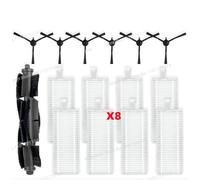 CIENUWPD Pièces principales Filtre à Brosse latérale pour TP-Link Tapo RV30 Plus /RV20 Mop Plus/RV10 Plus/ RVA100, pour Philips Homerun 2000/3000 Series(Set K)